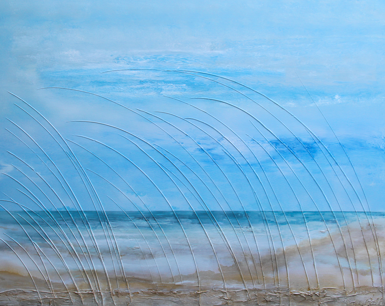 Time of Tides 152x122cm, oil and acrylic $3,750